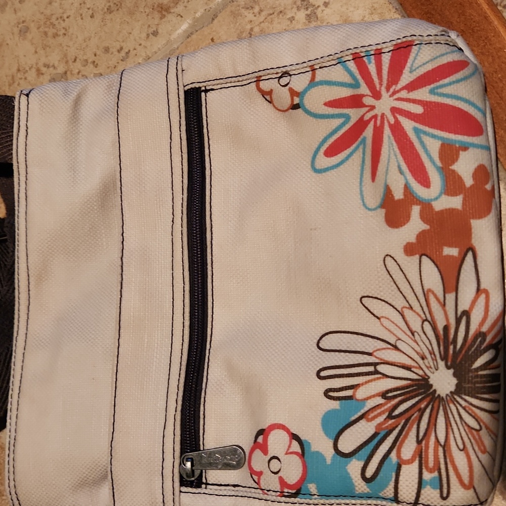 Thirty-one Floral Canvas Crossbody Bag - Picture 14 of 16